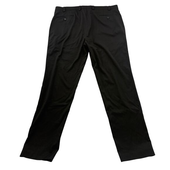Lauren Ralph Lauren Total Comfort Black Dress Pants Men’s 38x32 Flat Front - Picture 2 of 4